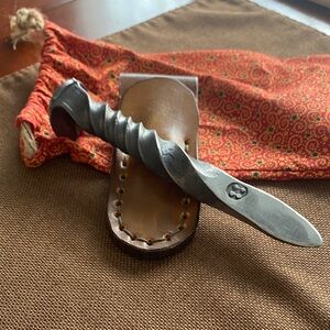 Handcrafted Steel oyster shucking tool
